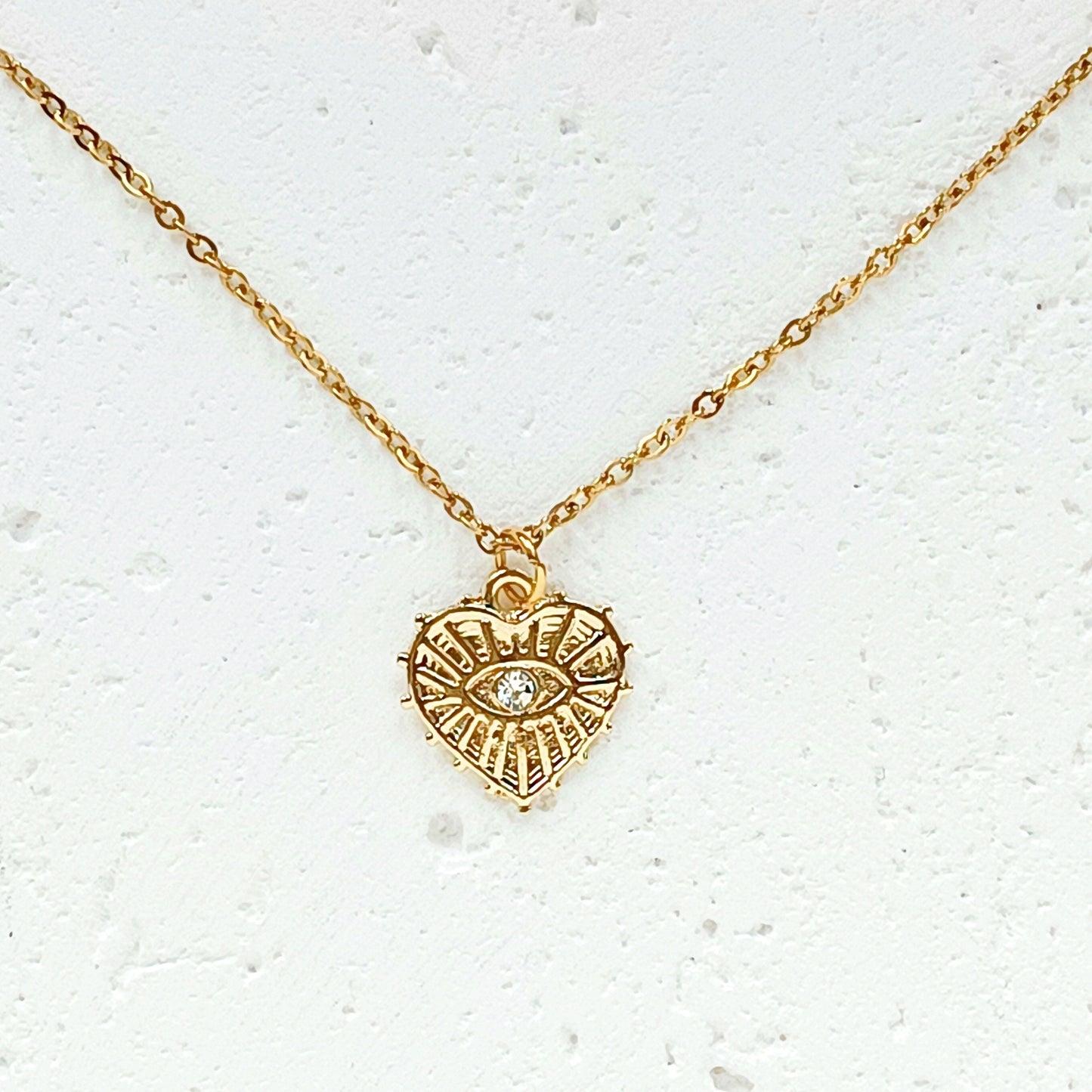 HALSKETTE HERZ ZIRCONIA