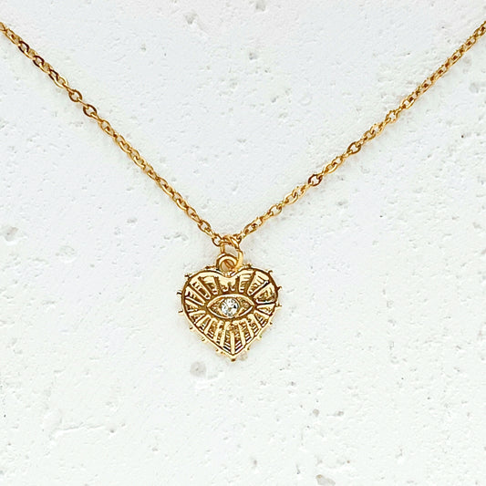 HALSKETTE HERZ ZIRCONIA