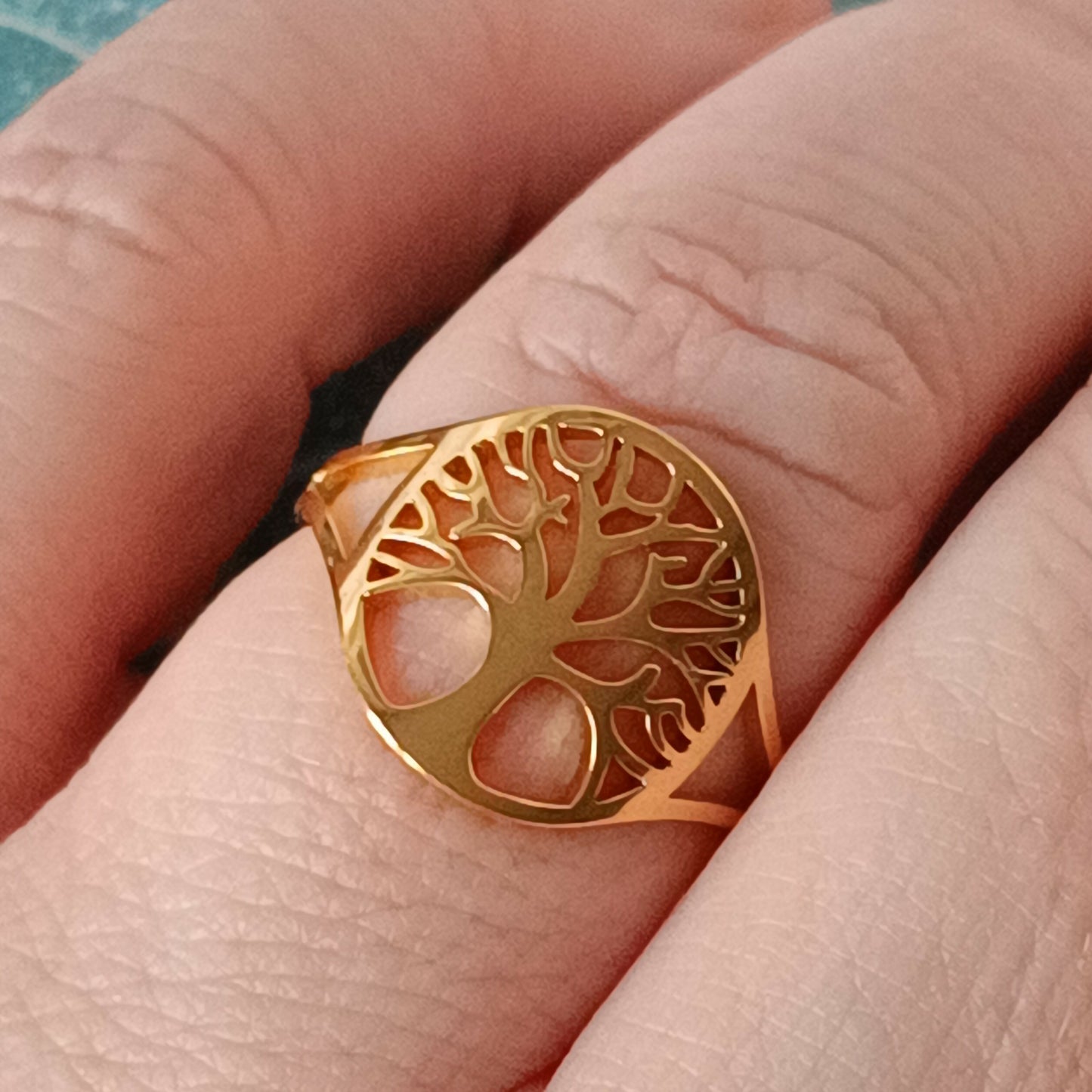 Ring Edelstahl Tree of Life