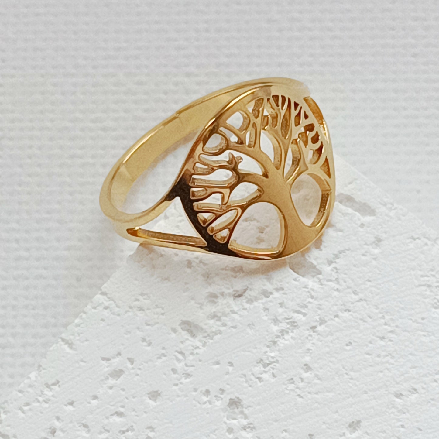Ring Edelstahl Tree of Life