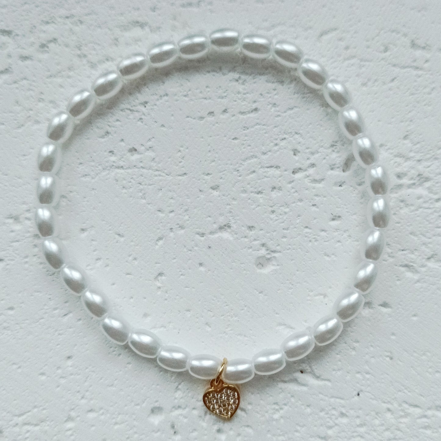 ARMBAND PEARL HEART