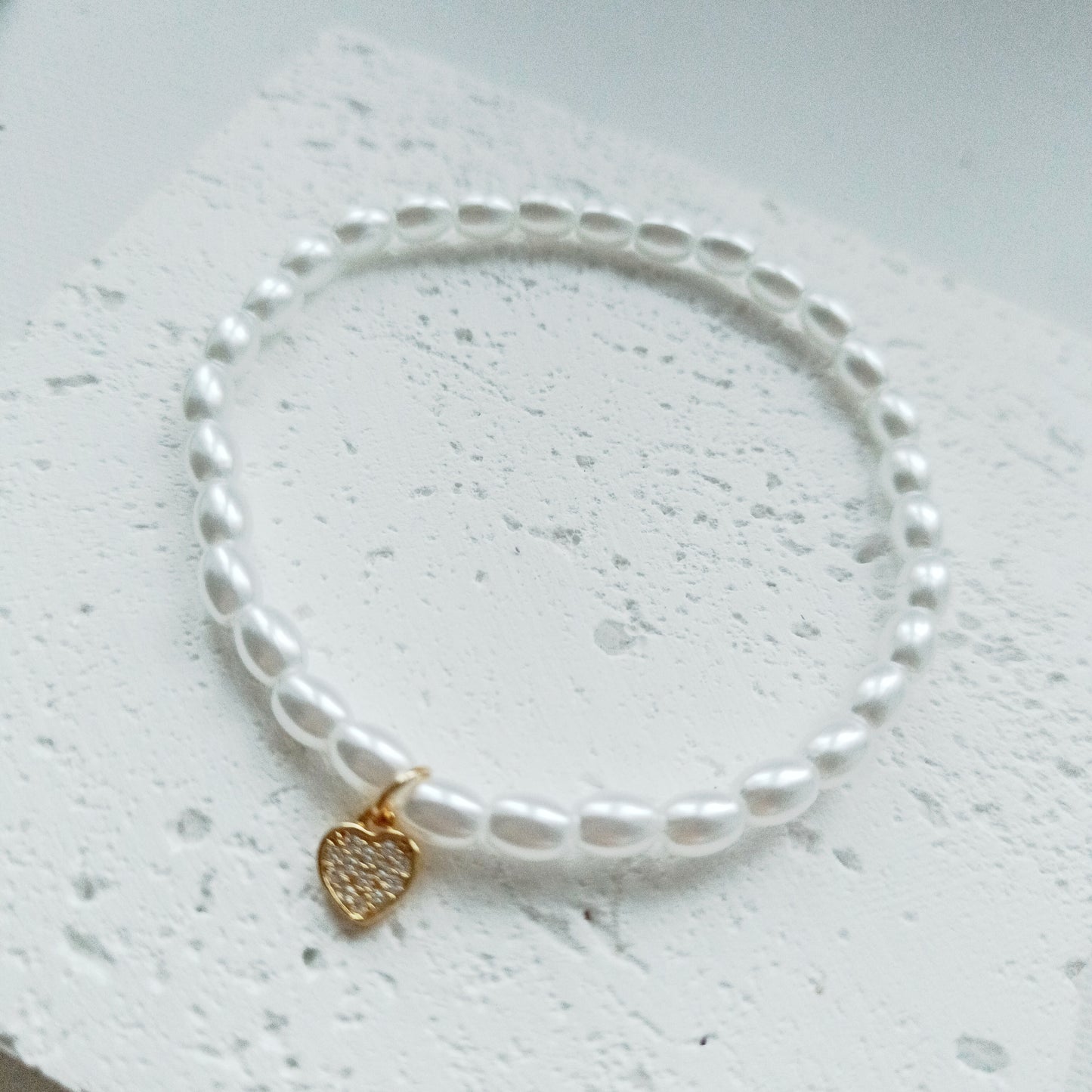 ARMBAND PEARL HEART