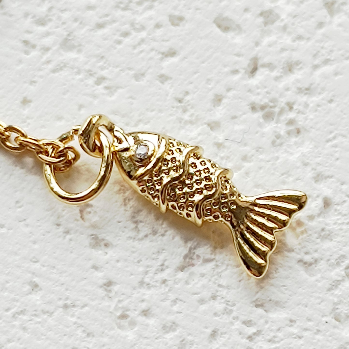 Edelstahlkette Fisch