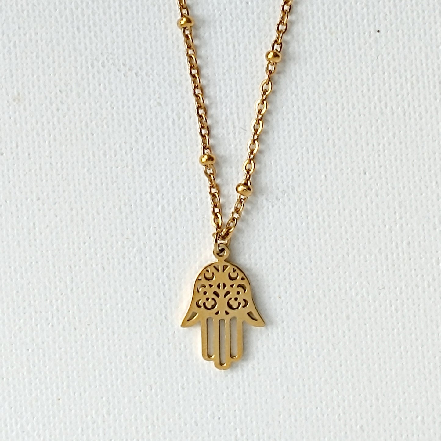 HALSKETTE Hamsa Hand