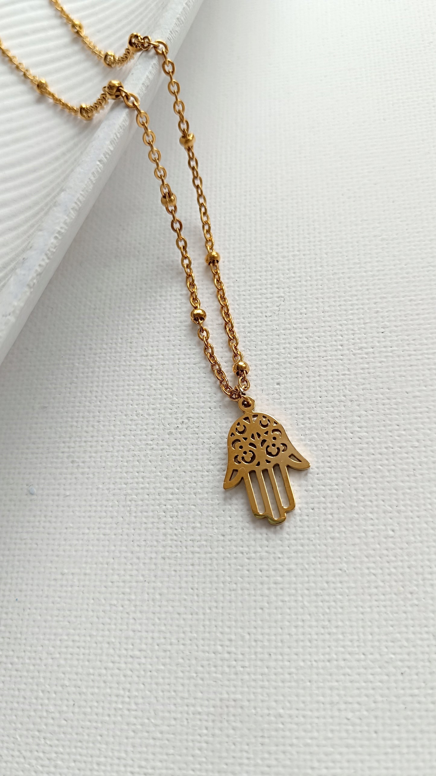 HALSKETTE Hamsa Hand