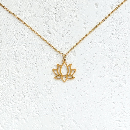 Halskette Lotus