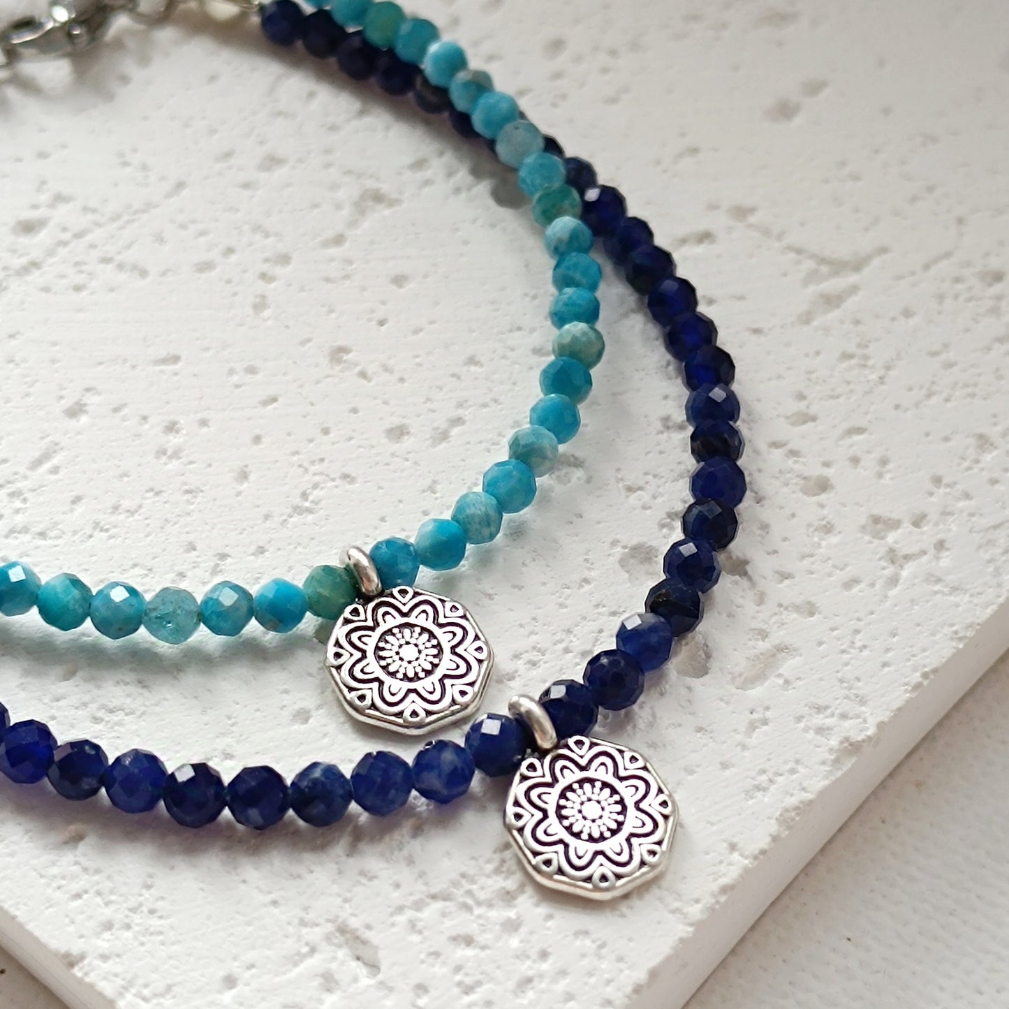 Armband Apatit Sodalith