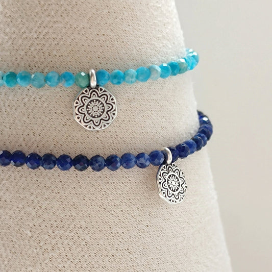 Armband Apatit Sodalith