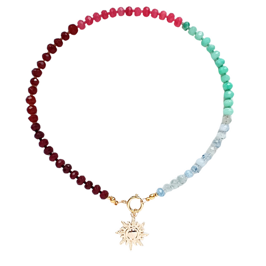 Kette Ibiza gems