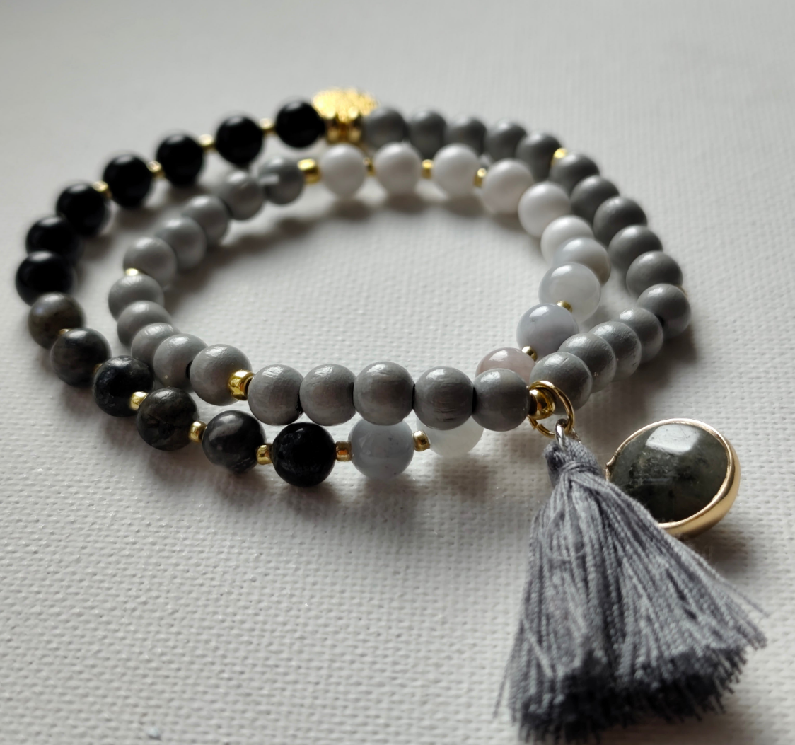 Twin Mala grau / schwarz