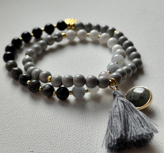 Twin Mala grau / schwarz