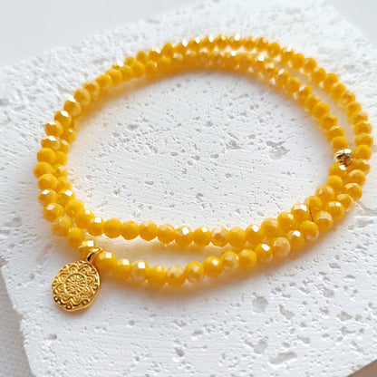 Doppelarmband Glasperlen