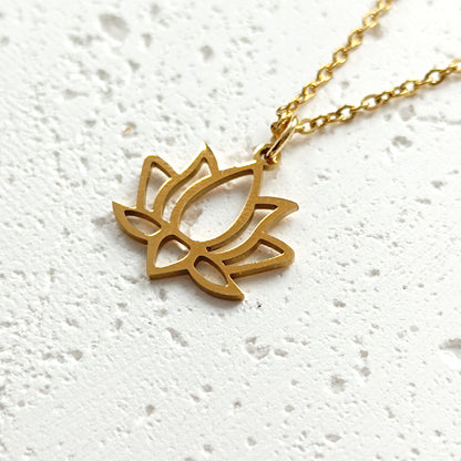 Halskette Lotus