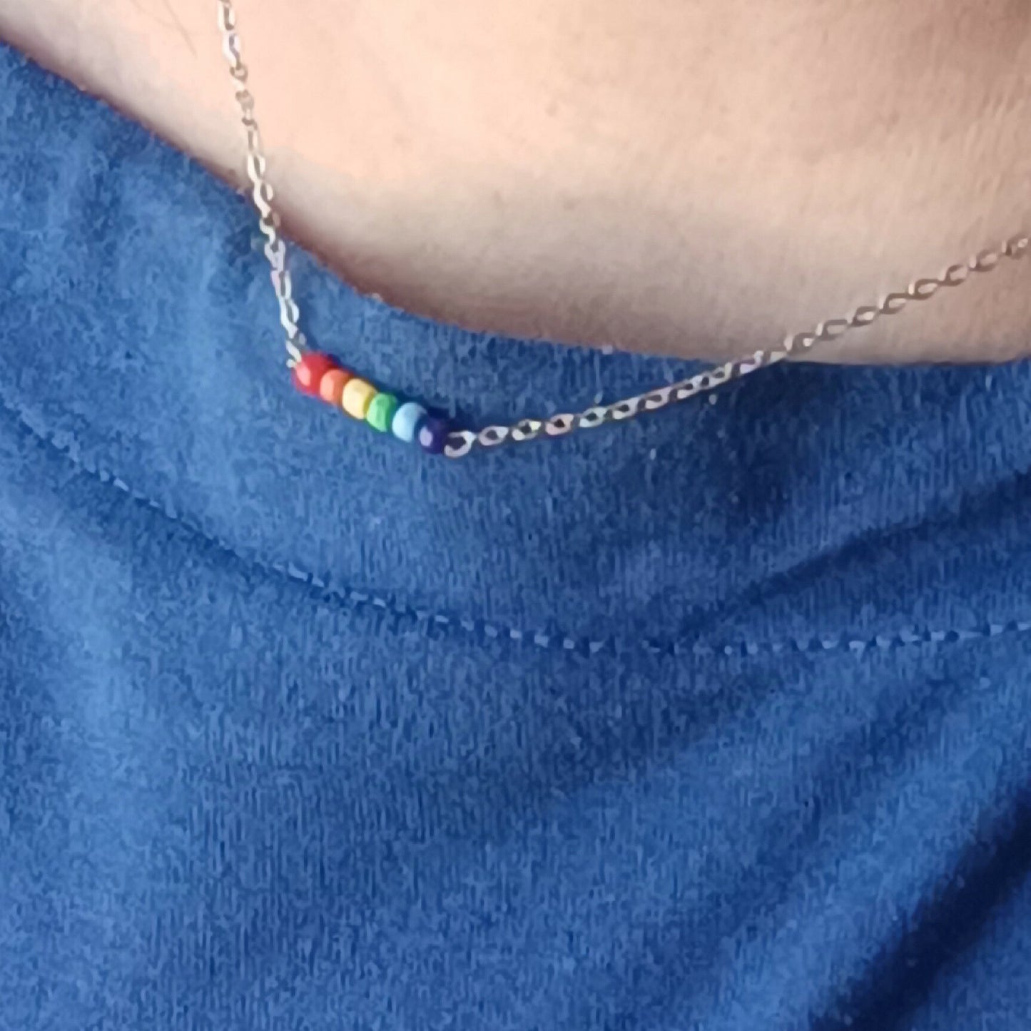 Regenbogen Halskette