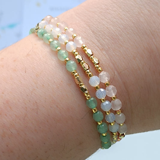 Armband Edelstein Toho