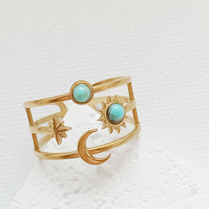 Ring Sun Moon Stars