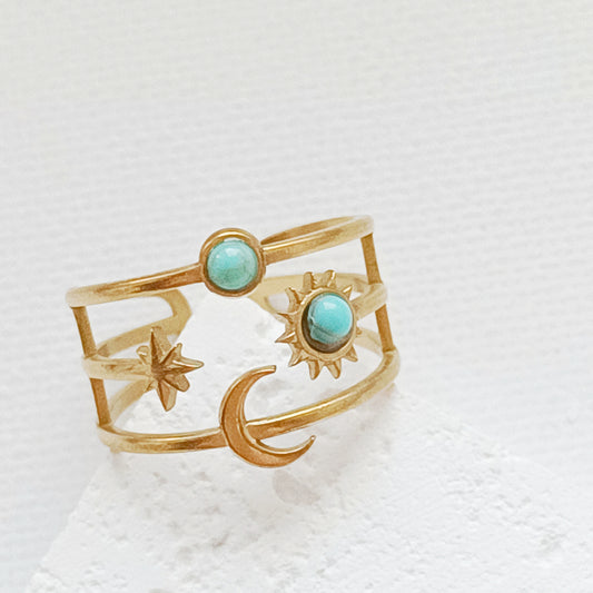 Ring Sun Moon Stars