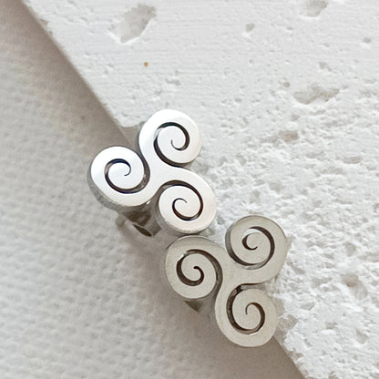 Ohrstecker Triskelion