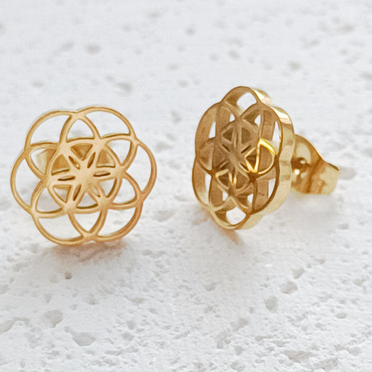 Ohrstecker Flower of Life