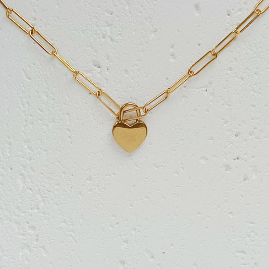 Kette Paper Clip Heart