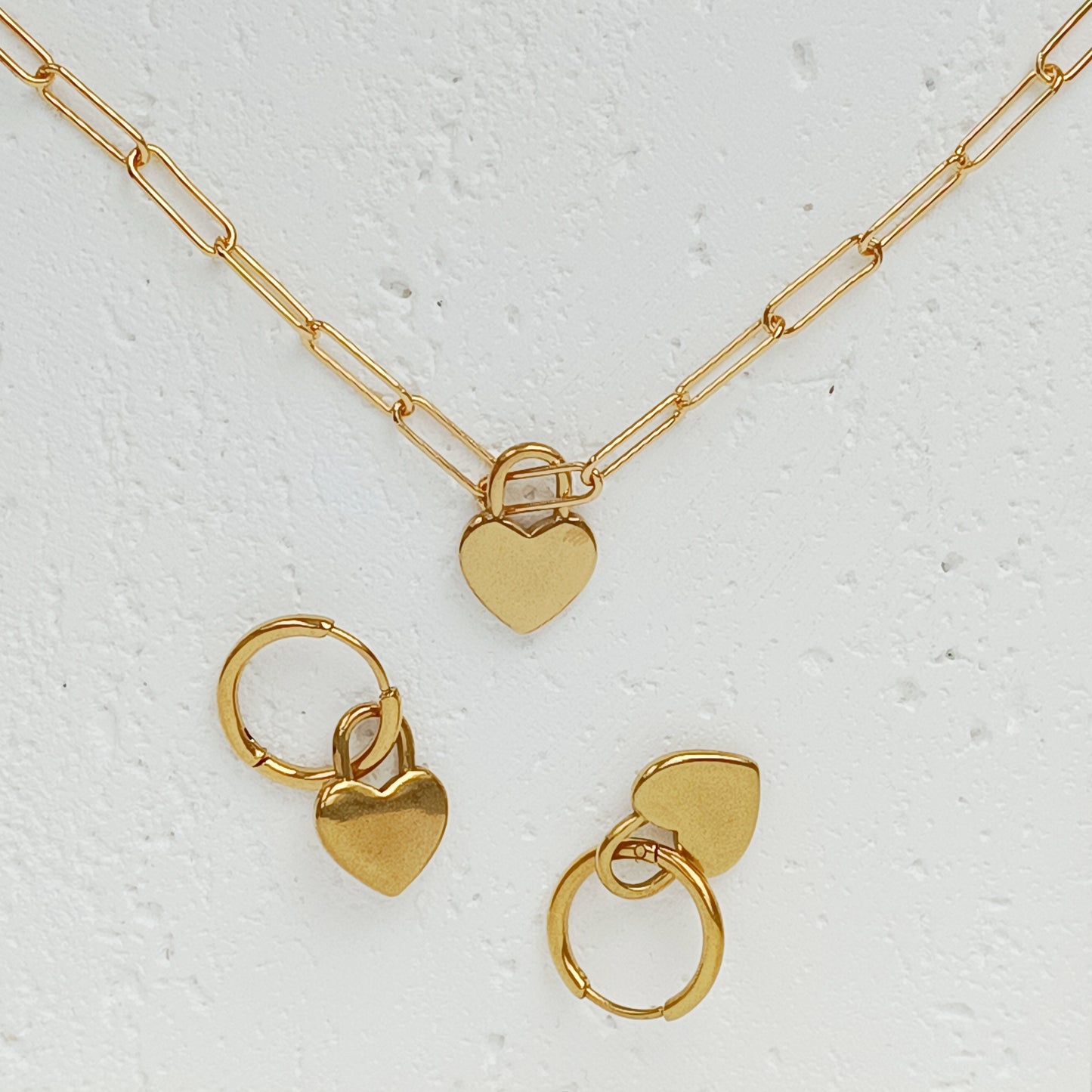 Kette Paper Clip Heart