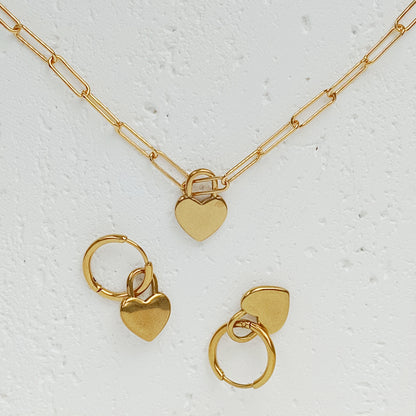 Kette Paper Clip Heart