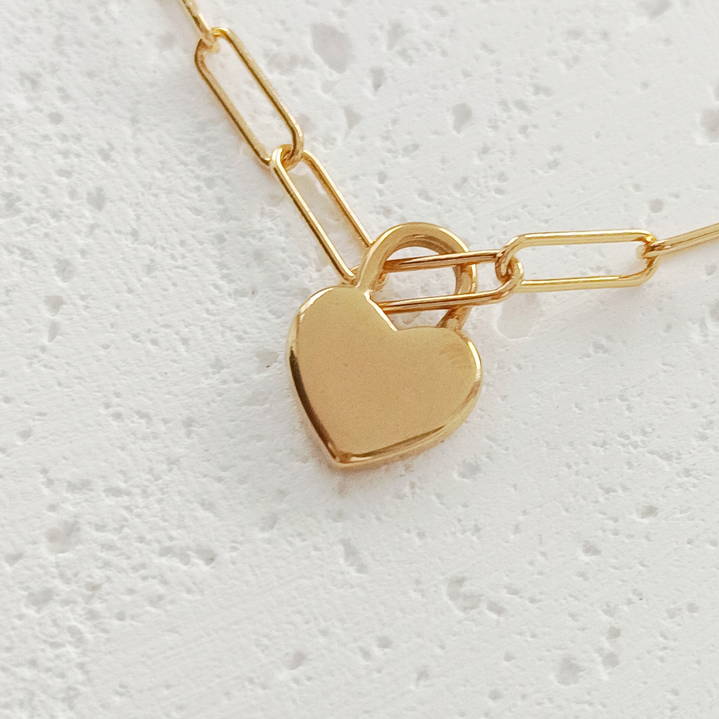 Kette Paper Clip Heart
