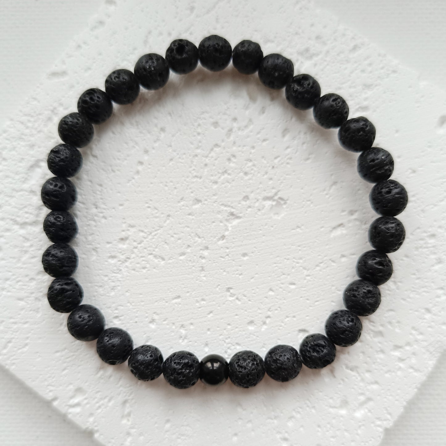 ARMBAND LAVA EDELSTAHL