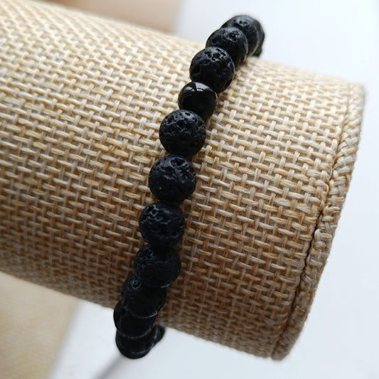 ARMBAND LAVA EDELSTAHL