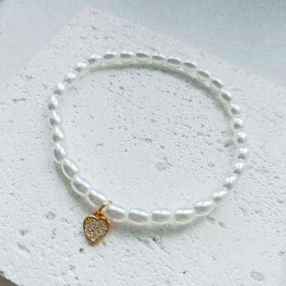ARMBAND PEARL HEART
