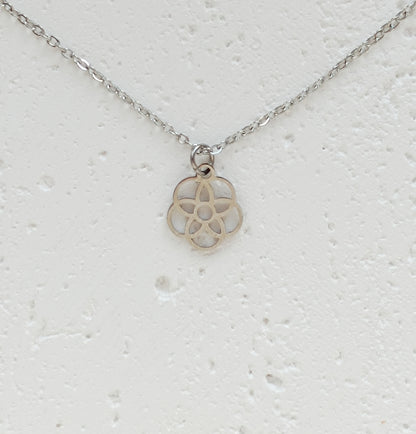 Edelstahlkette Blume