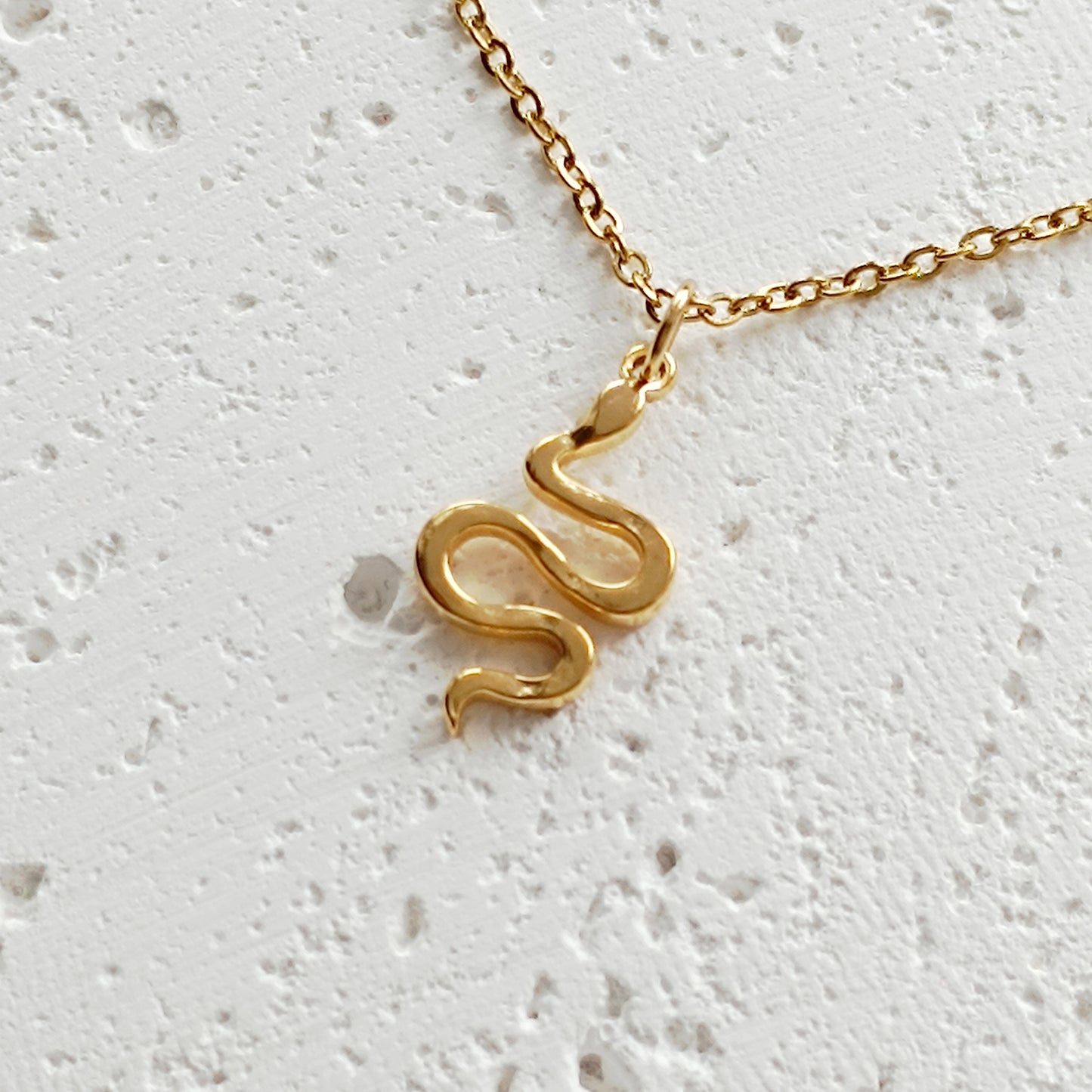 Edelstahlkette Snake