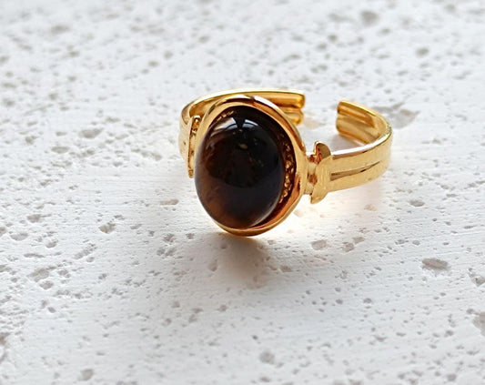Statement Ring Tigerauge