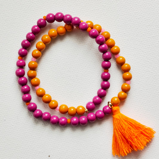 Twin Mala Pink / Orange