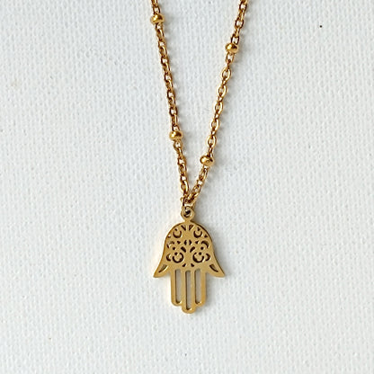 HALSKETTE Hamsa Hand