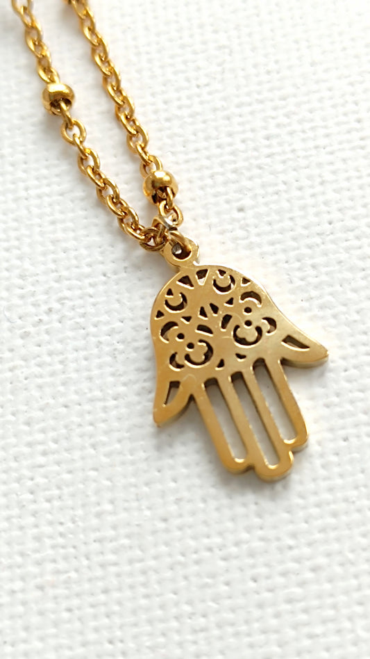 HALSKETTE Hamsa Hand