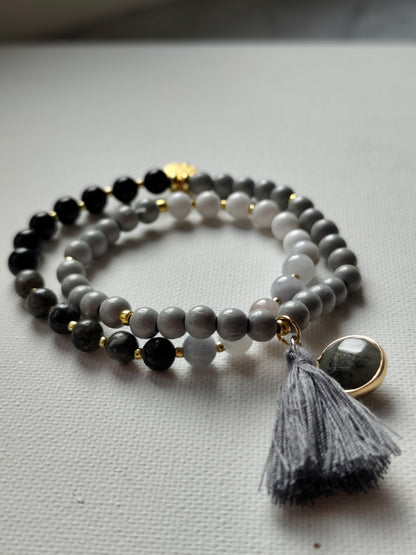 Twin Mala grau / schwarz