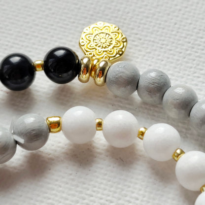 Twin Mala grau / schwarz