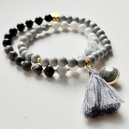 Twin Mala grau / schwarz